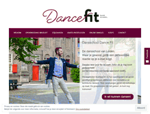 Tablet Screenshot of dance-fit.nl